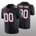 Custom Atlanta Falcons Black Classic Limited 100th Season Stitched Jerseys