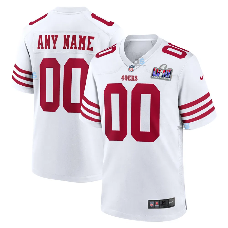 Custom San Francisco 49ers Super Bowl 2024 Jersey