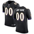 Custom Black Baltimore Ravens Stitched Limited Jersey