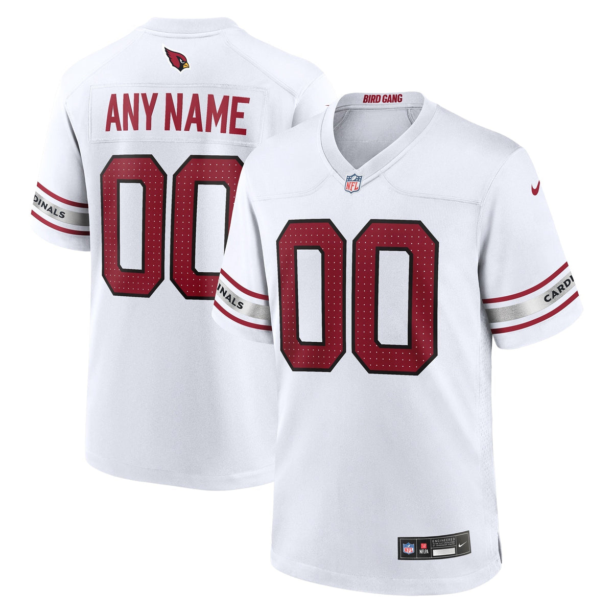 Arizona Cardinals Custom Game Jersey White