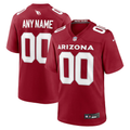 Mens Arizona Cardinals Cardinal Custom Game Jersey