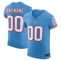 Tennessee Titans Light Blue Stitched Elite Custom Jersey