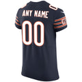 Chicago Bears Navy Stitched Custom Elite Jersey