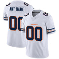 Custom Chicago Bears White Team Stitched Limited Stitched Jerseys