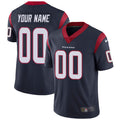 Custom Houston Texans Navy Stitched Player Limited Stitched Jerseys