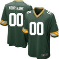 Custom Green Bay Packers Green Limited Stitched Jerseys
