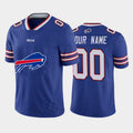 Custom Buffalo Bills Royal Team Big Stitched Limited Stitched Jerseys