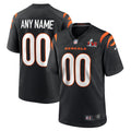 Cincinnati Bengals Super Bowl LVI Game Custom Jersey Black