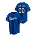 Mens Los Angeles Dodgers Royal Alternate Replica Custom Jersey