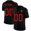 Custom Atlanta Falcons Black American Stitched Name And Number Football Jerseys