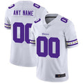 Custom Minnesota Vikings White Team Stitched Limited Stitched