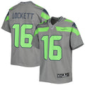 Custom Seattle Seahawks  Inverted Team Game Jersey Gray