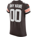 Cleveland Browns Brown Stitched Elite Custom Jersey
