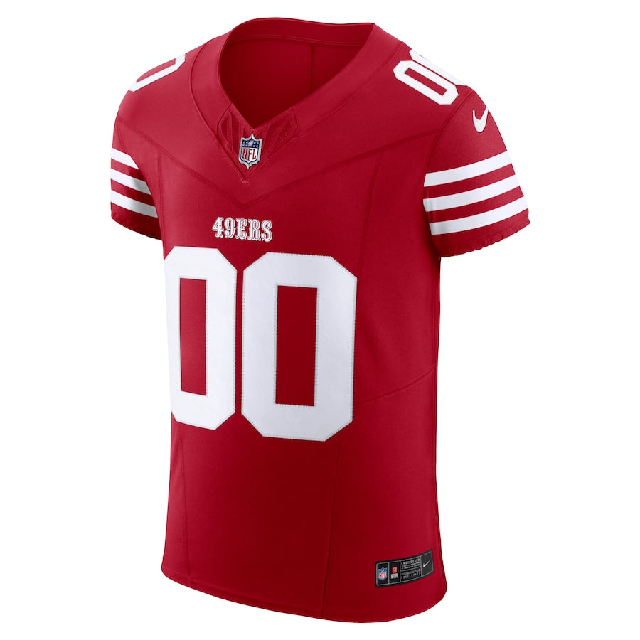 Mens Scarlet San Francisco 49ers Stitched Elite Custom Jersey