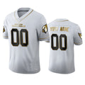 Custom Arizona Cardinals White Golden Edition Stitched Limited Stitched Football Jerseys