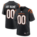 Custom Cincinnati Bengals Jersey Black