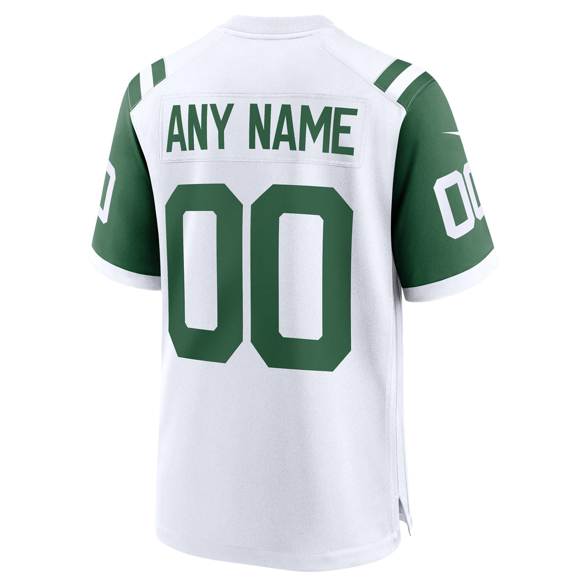 New York Jets Classic Alternate Custom Replica Jersey White