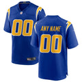 Los Angeles Chargers Alternate Custom Game Jersey Royal