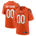 Custom Cincinnati Bengals Jersey Orange