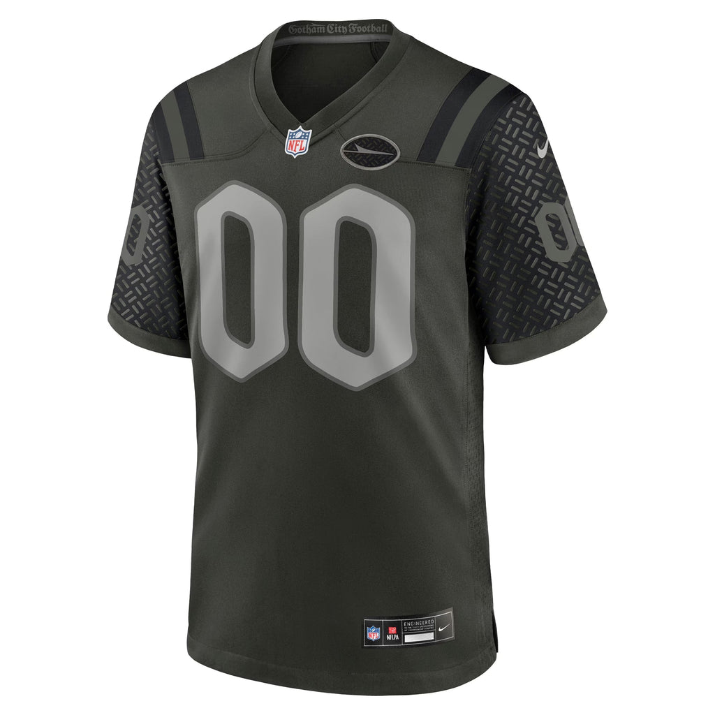 New York Jets Green 2025 Rivalries Custom Game Jersey