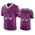 Custom Minnesota Vikings Purple Stitched Limited City Edition Stitched