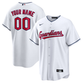 Mens Cleveland Guardians White Replica Custom Jersey