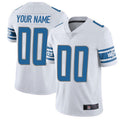 Custom Detroit Lions White Stitched Player Limited Stitched Jerseys