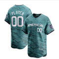 Custom American League 2023 All-Star Game Limited Jersey Teal Jerseys