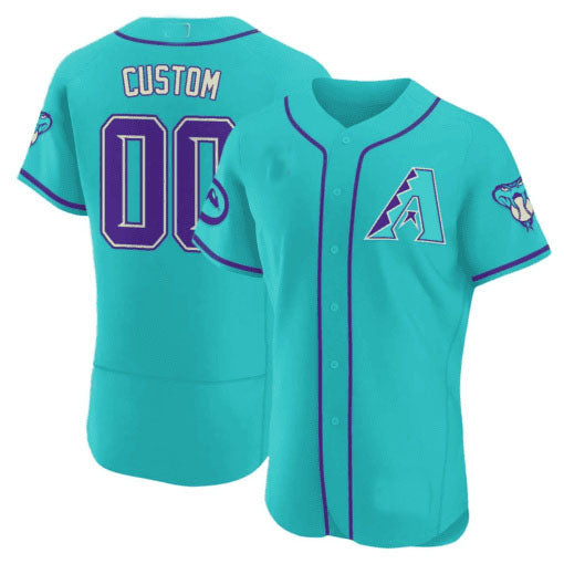 Custom Arizona Diamondbacks 2024 Teal Purple Jersey
