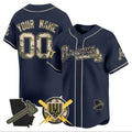 Custom Atlanta Braves Armed Forces Day Stitched Limited Jersey
