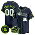 Custom Atlanta Braves Atliens Stitched Limited Jersey