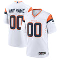 Denver Broncos White Mile High Custom Game Jersey