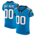 Carolina Panthers Blue Stitched Elite Custom Jersey