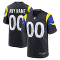 Los Angeles Rams Midnight Blue 2025 Rivalries Custom Game Jersey