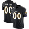 Custom B.Ravens Black Stitched Player Limited Stitched Jerseys