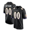 Custom B.Ravens Black Alternate Game Stitched Jerseys