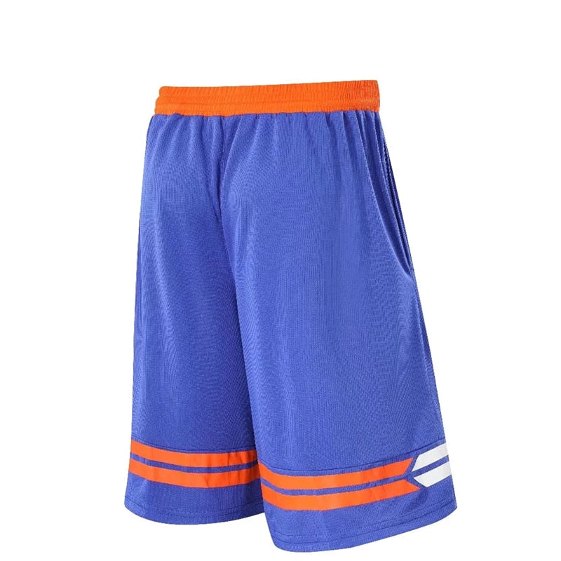Men Basketball Shorts Athletic Loose Beach Shorts Blue