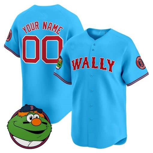 Custom Boston Red Sox Wally Stitched Limited Jersey