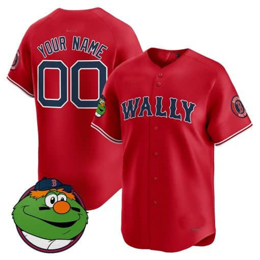 Custom Boston Red Sox Wally Stitched Limited Jersey
