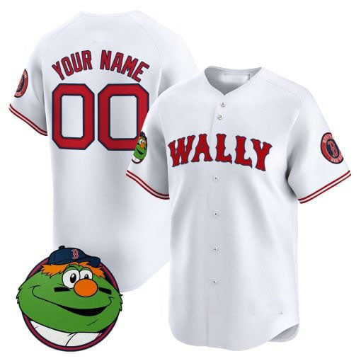 Custom Boston Red Sox Wally Stitched Limited Jersey