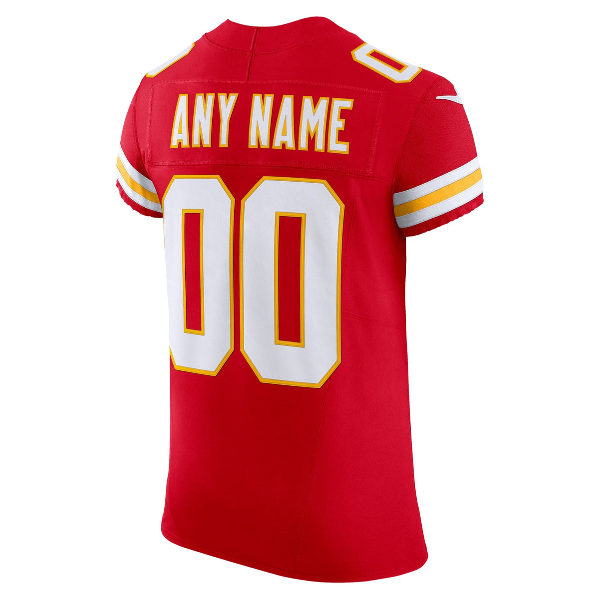 Kansas City Chiefs Red Stitched Elite Custom Jersey