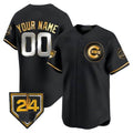 Custom Chicago Cubs 2024 Spring Training Patch Stitched Limited V2 Jersey