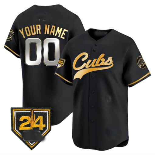 Custom Chicago Cubs 2024 Spring Training Patch Stitched Limited Jersey
