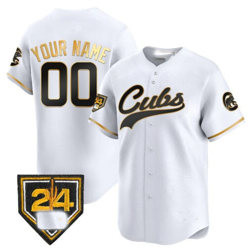 Custom Chicago Cubs 2024 Spring Training Patch Stitched Limited Jersey