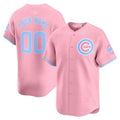 Custom Chicago Cubs Bubblegum Pink Stitched Limited Jersey