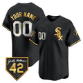 Custom Chicago White Sox 2024 Jackie Robinson Patch Stitched Limited Jersey