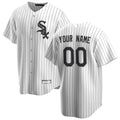 Custom Chicago White Sox White Home Replica Custom Jerseys
