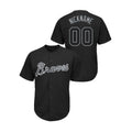 Custom Atlanta Braves Black Men Youth And Women Jerseys