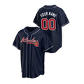 Custom Atlanta Braves Navy Men Youth And Women Jerseys