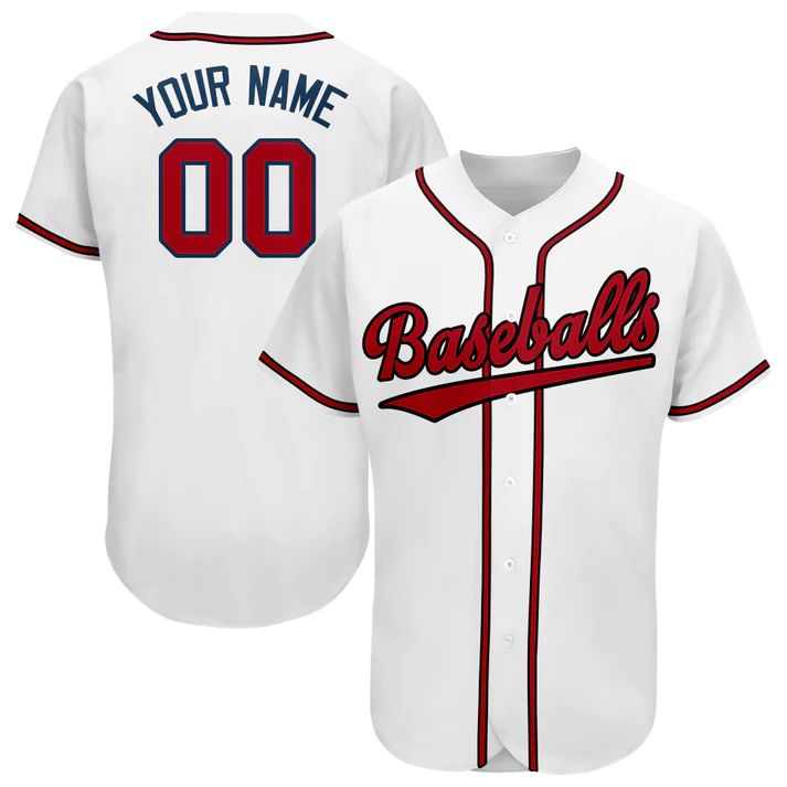 Custom Atlanta Braves T Shirt Jerseys